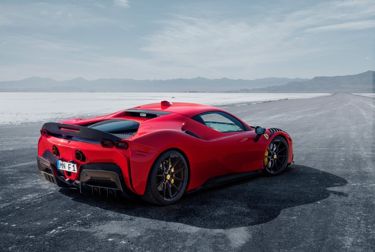 Ferrari SF-90 Dry Carbon Fiber Rear Diffuser