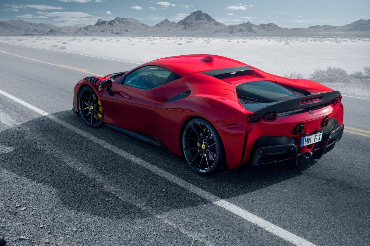 Ferrari SF-90 Dry Carbon Fiber Rear Diffuser