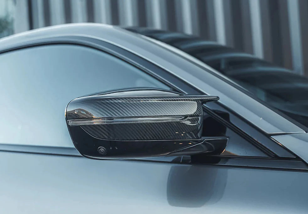 G80 M3 Carbon Fiber Mirror Caps
